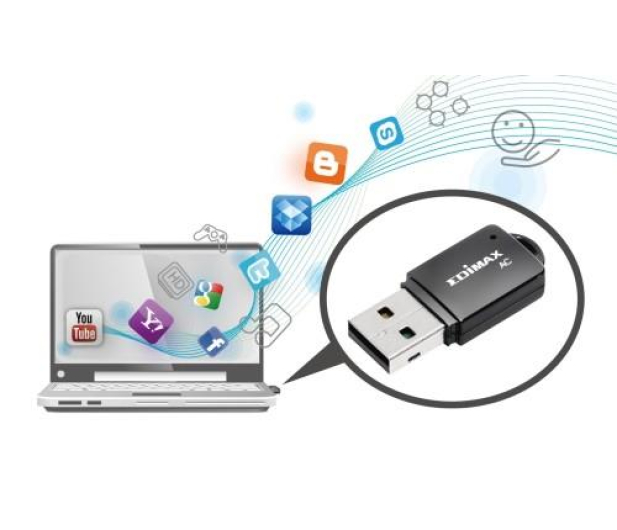Karta sieciowa EDIMAX EW-7811UTC (802.11a/b/g/n/ac 600Mb/s) DualBand - 204393 - zdjęcie 4